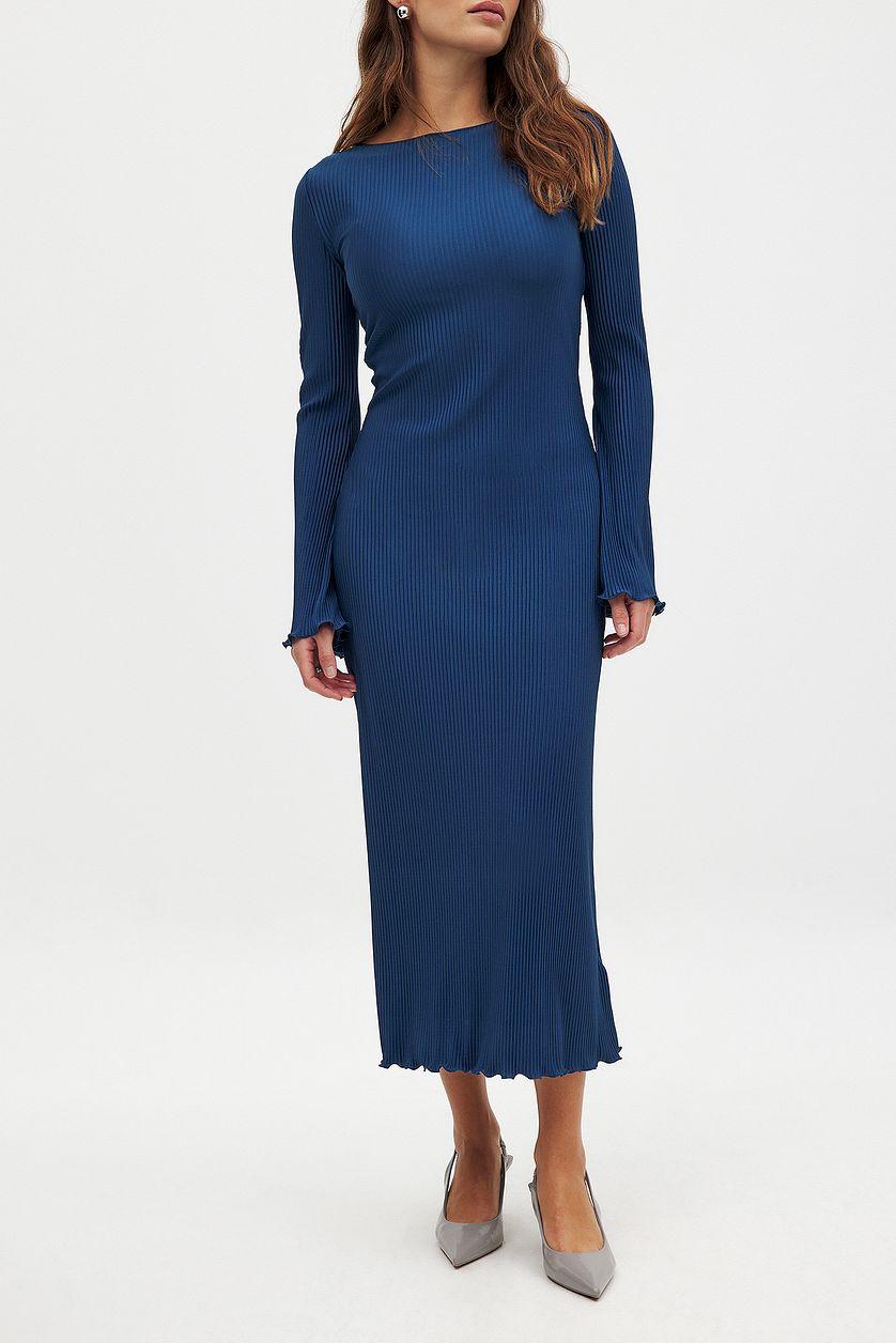 Pleated Midi Dress Product Image