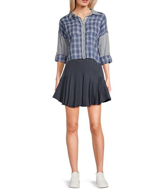 Coco + Jaimeson Flounce Mini Skirt Product Image