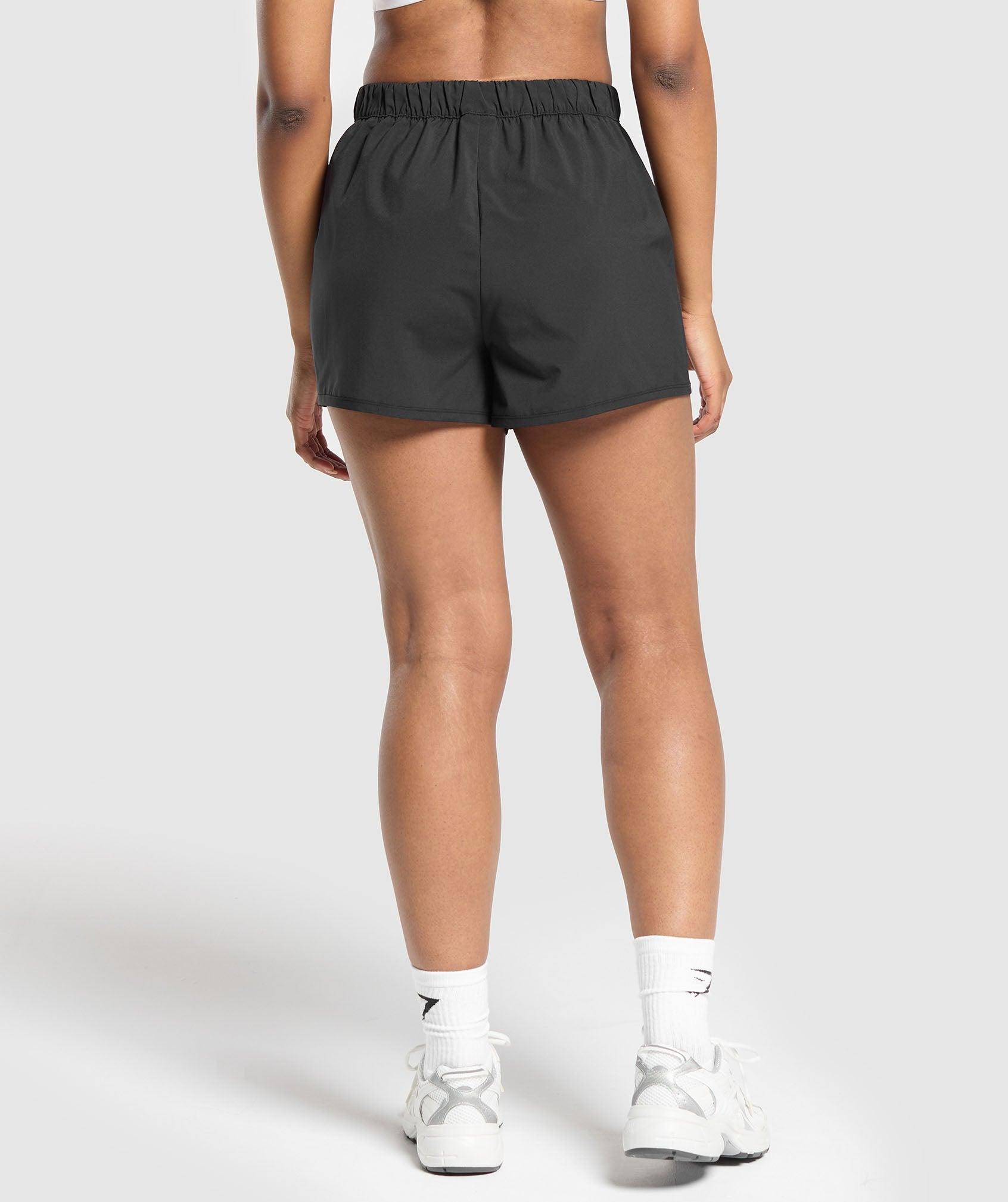 Scallop Hem Shaped Shorts Product Image