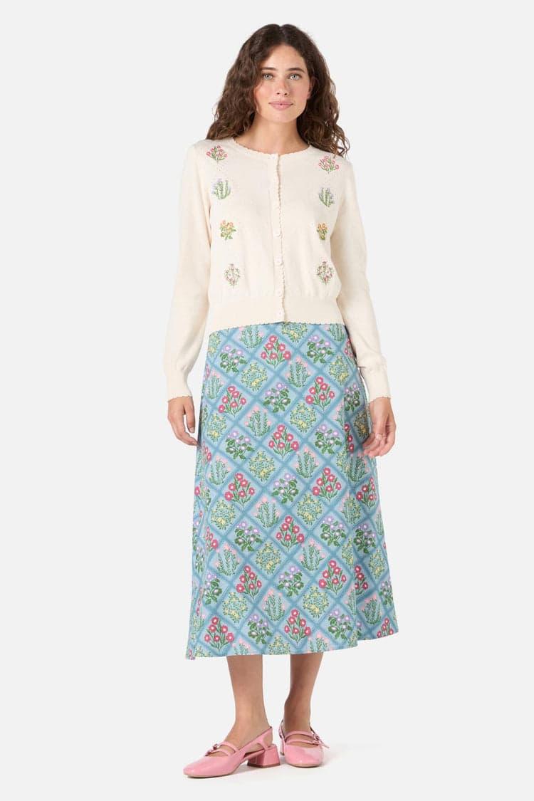 Lattice Embroidered Cardigan Product Image