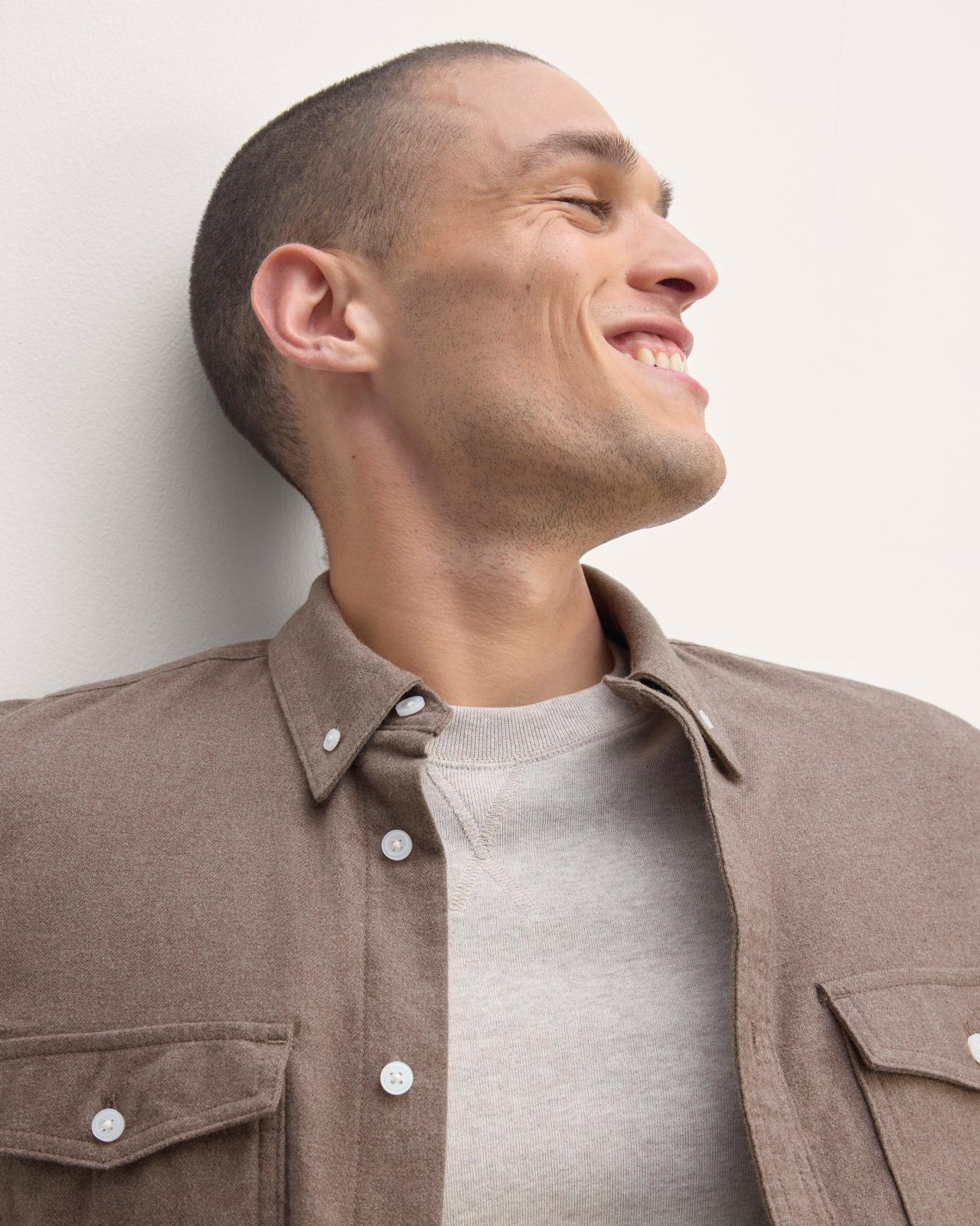 Mens Brushed Flannel Shirt by Everlane Product Image