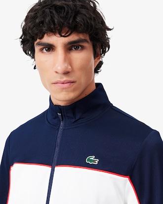 Print Branding Zipped Tennis Sweatshirt Product Image