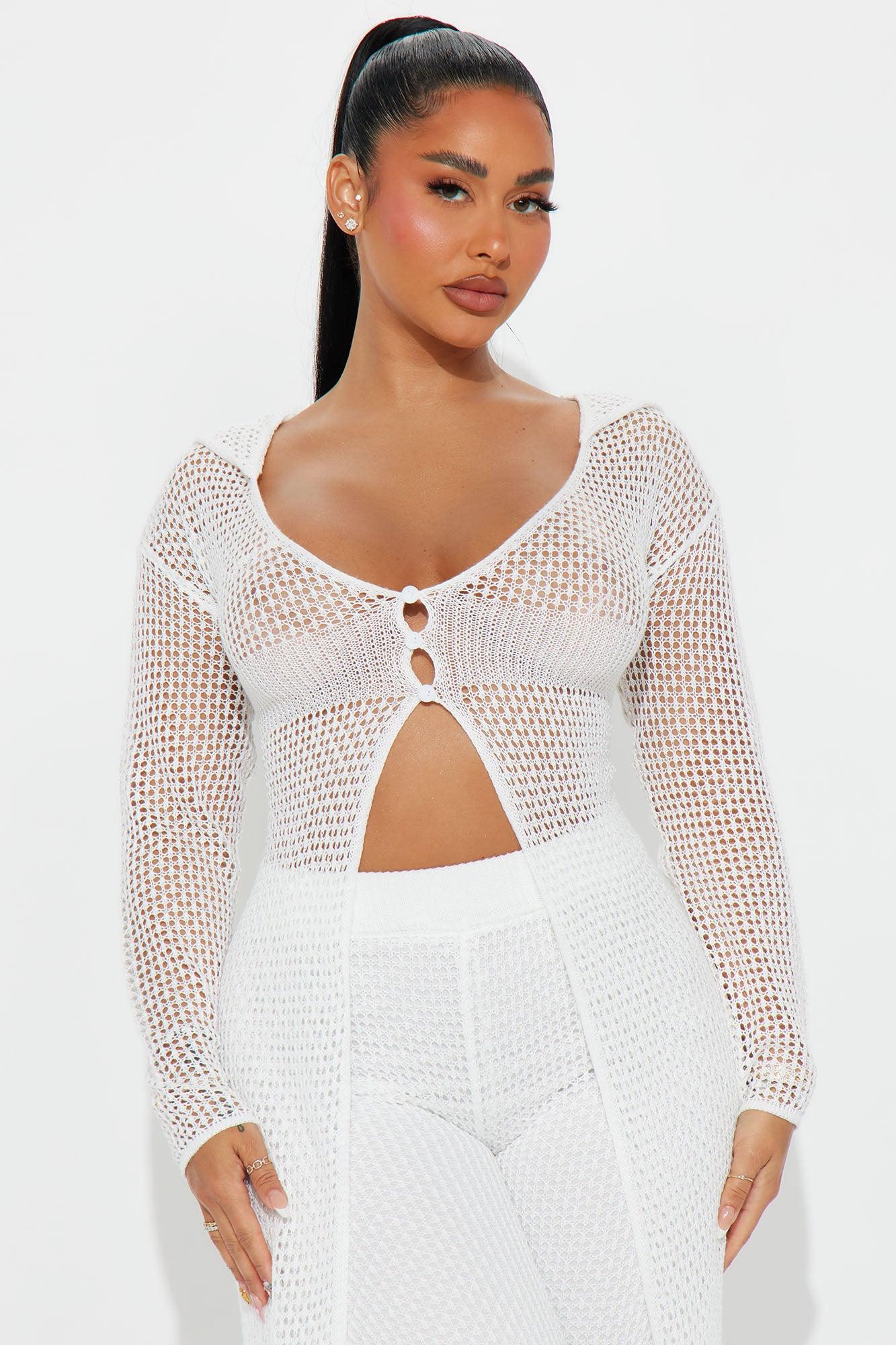 Island Babe Pant Set - White Product Image