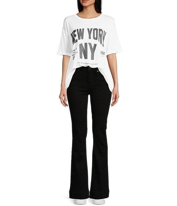 The Laundry Room Short Sleeve Welcome to New York Oversized T-Shirt Product Image