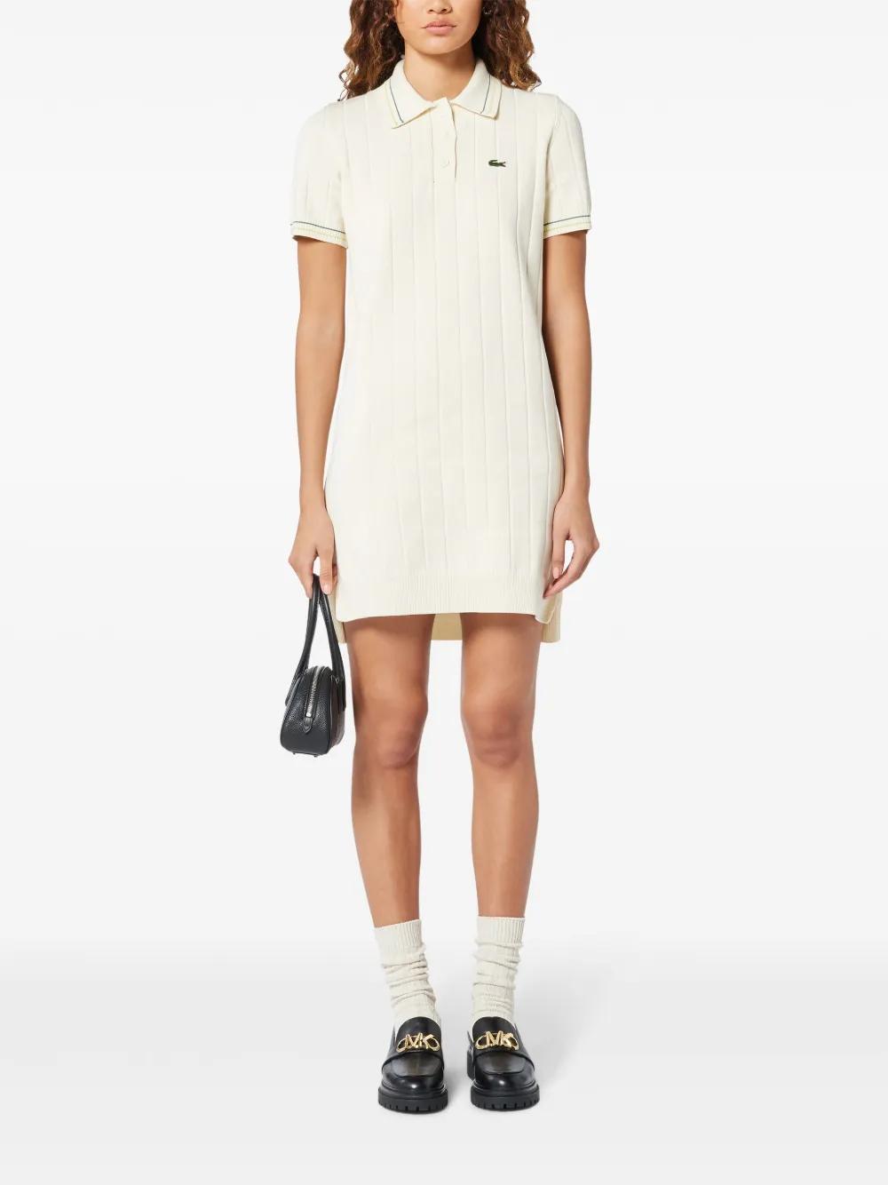 short-sleeved polo minidress Product Image