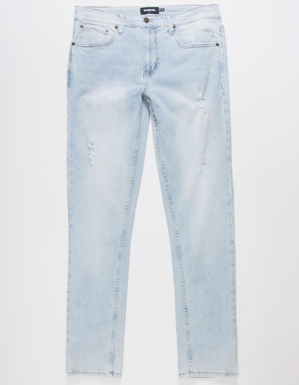RSQ Mens Slim Jeans - LIGHT DESTRUCT Product Image
