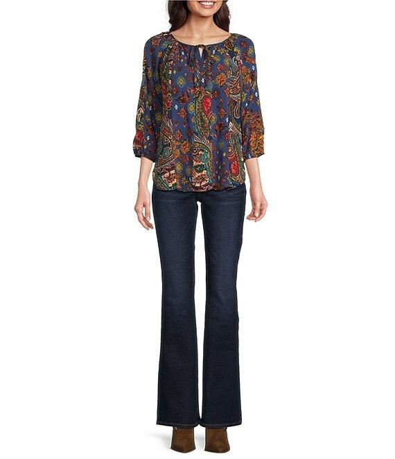 Code Bleu Chelsea Bootcut Mid Rise Power Pocket Jean Product Image