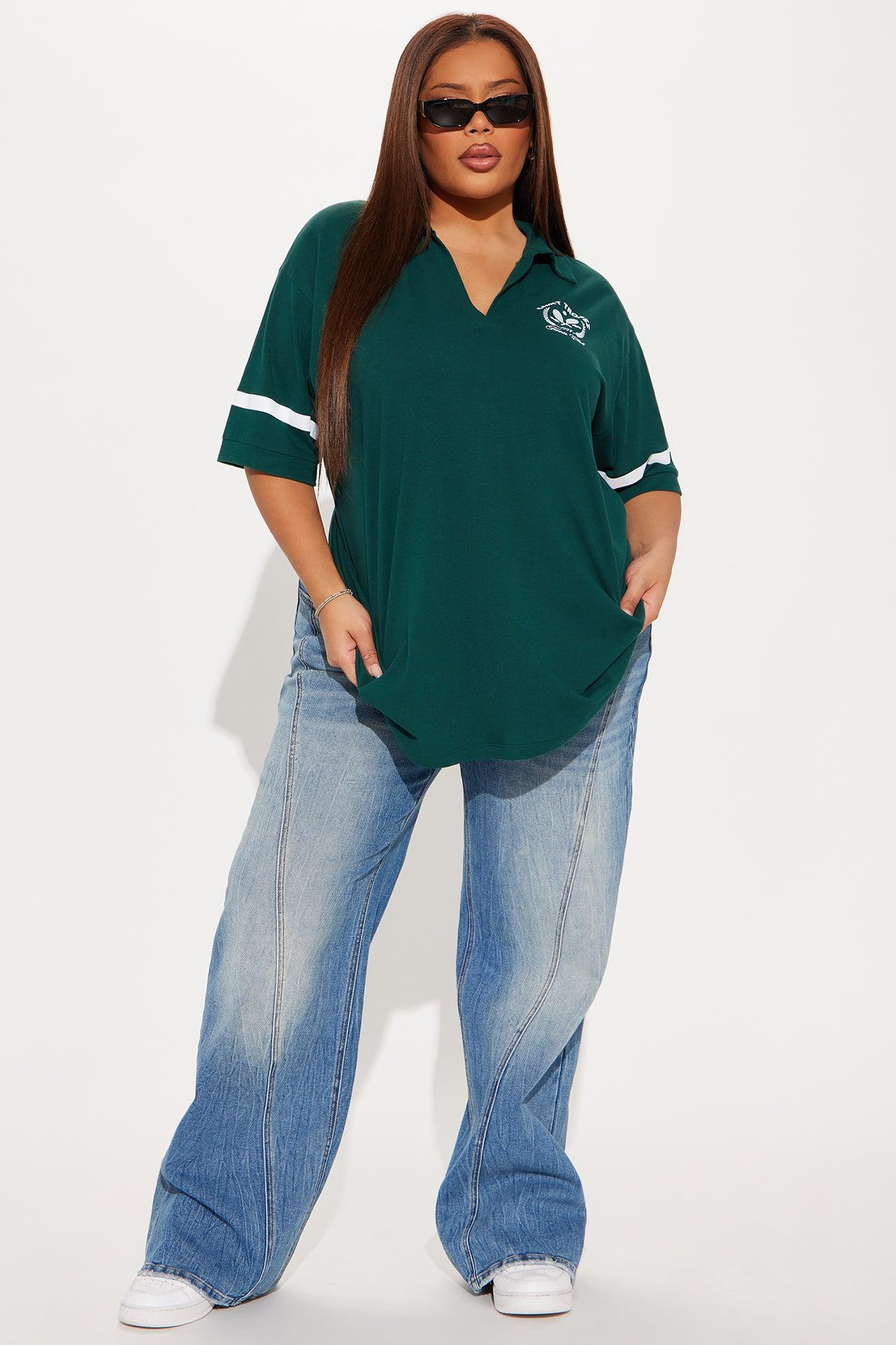 St. Tropez Tennis Club Polo Top - Hunter Product Image