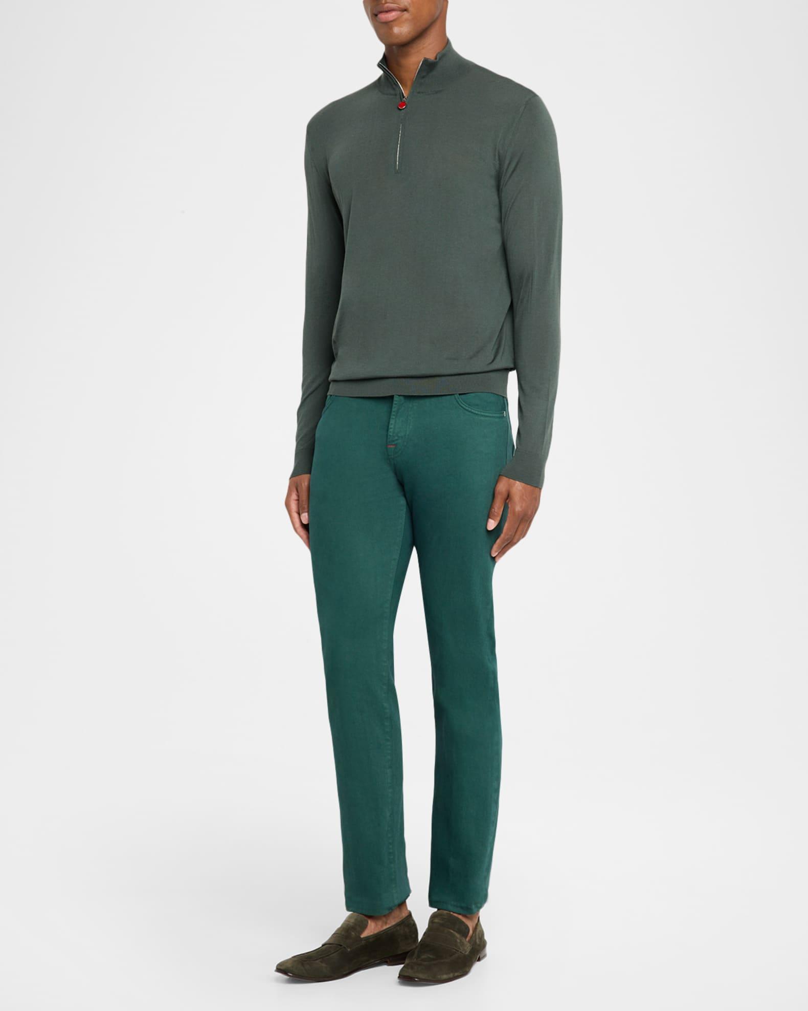 Men's Wool Half-Zip Sweater Product Image