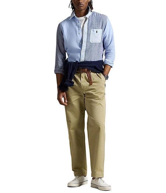 Polo Ralph Lauren Classic Fit Linen Long Sleeve Woven Funshirt Product Image