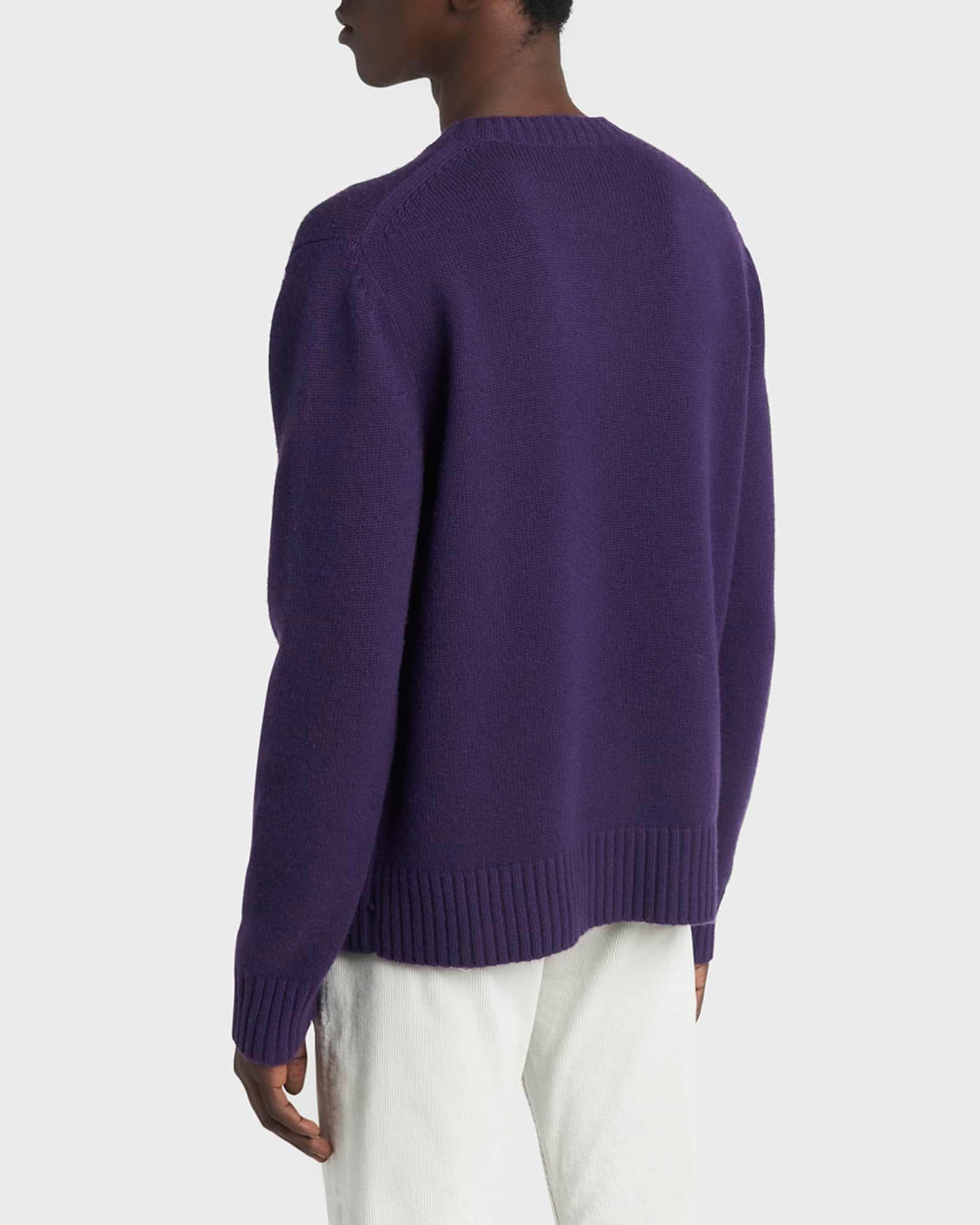 Men's 5 Gauge Cashmere Crewneck Sweater Product Image