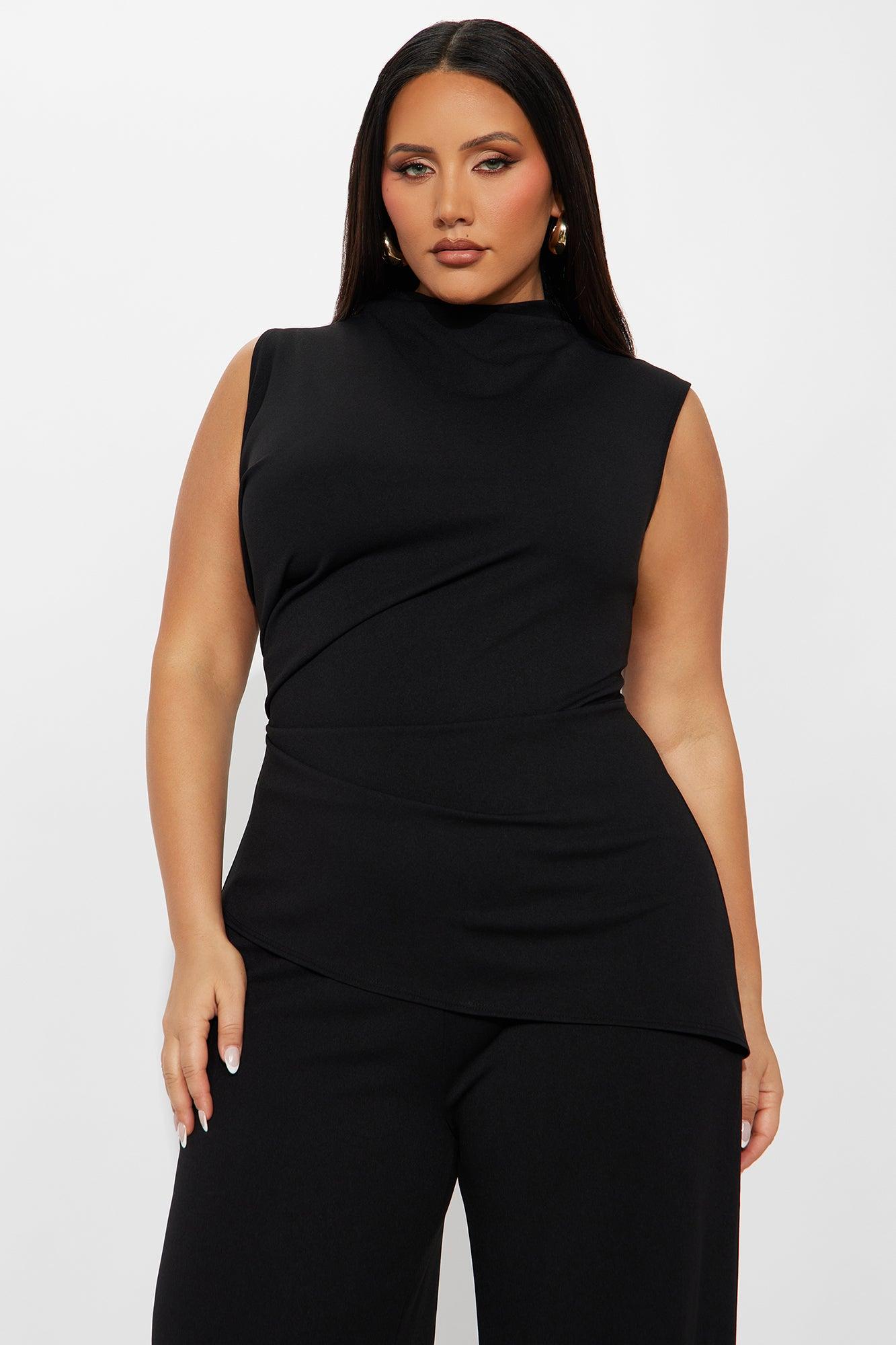 Cielo Wide Leg Jumpsuit - Black Female Product Image