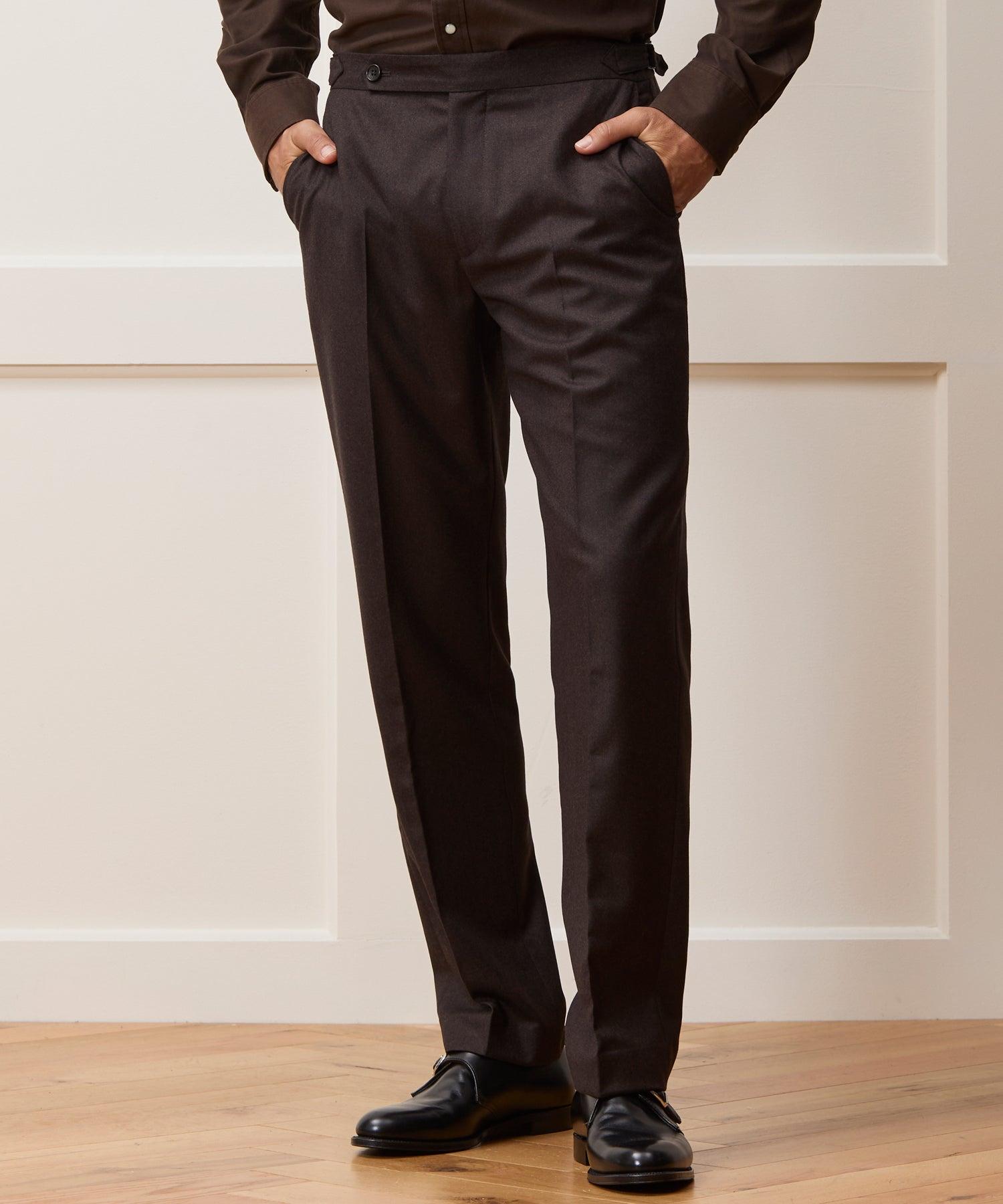 Italian Flannel Side Tab Trouser Product Image