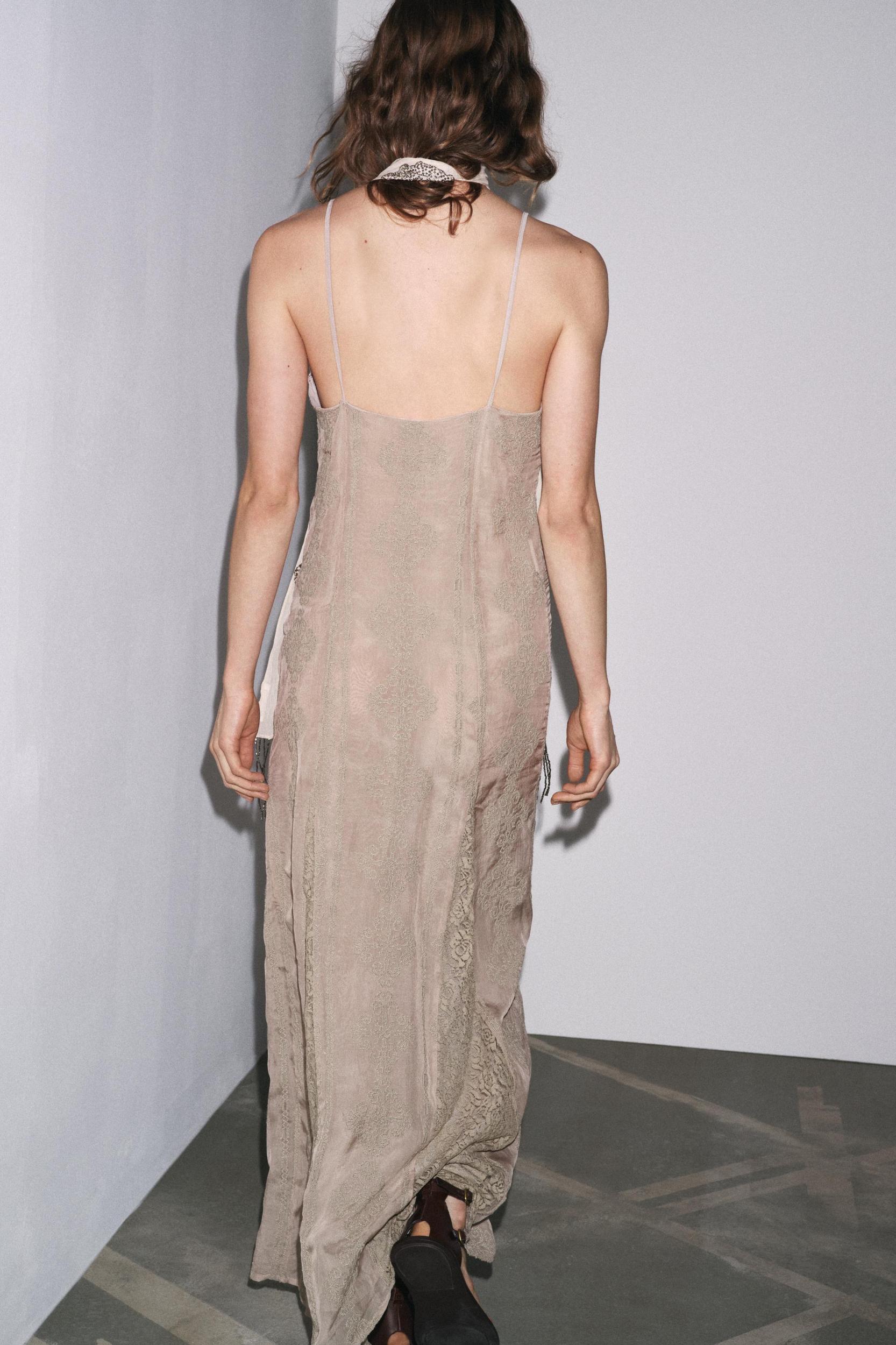 EMBROIDERED LACE DRESS Product Image