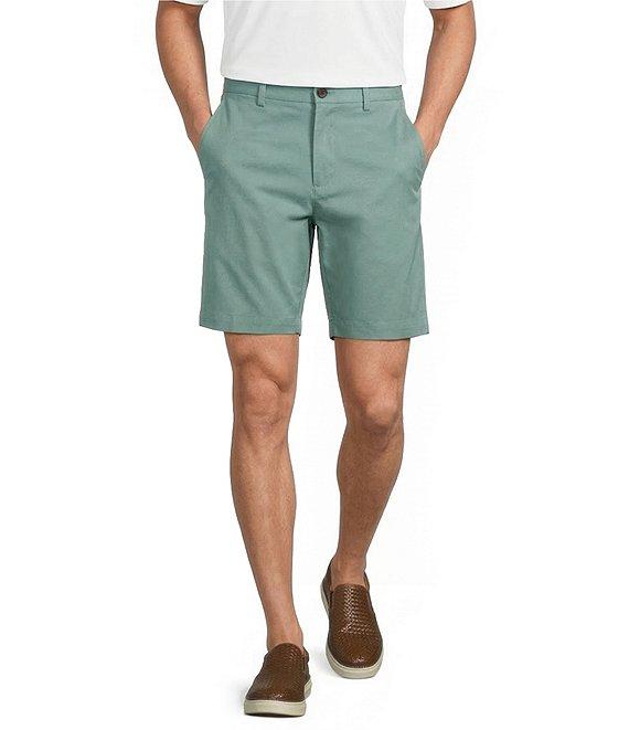 Roundtree & Yorke The Fairway 9#double; Flat Front Classic Fit Performance Shorts Product Image