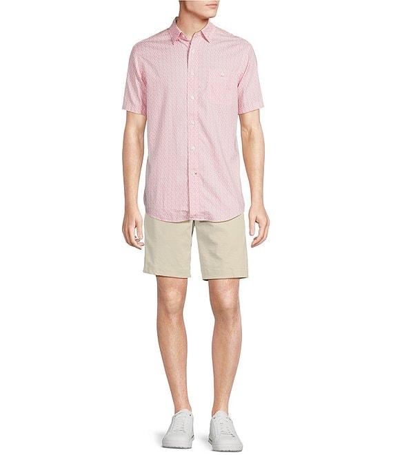 Cremieux Blue Label Performance Stretch Drink Print Short Sleeve Woven Shirt Product Image