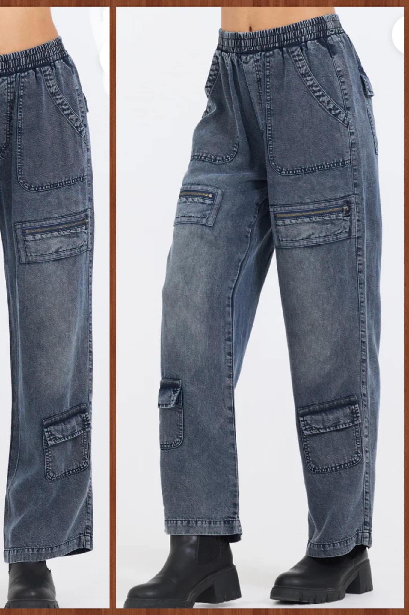 Twill Tencel Cargo Pant Product Image