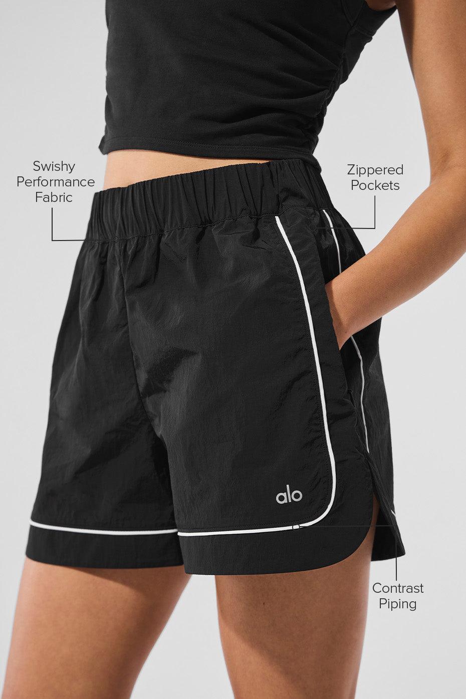 Motivate Track Short - Black/White Product Image