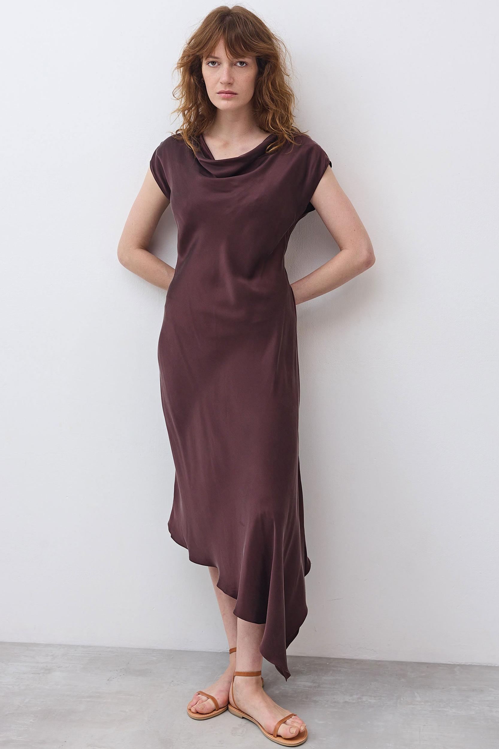 Cut on Bias Silk Dress Product Image
