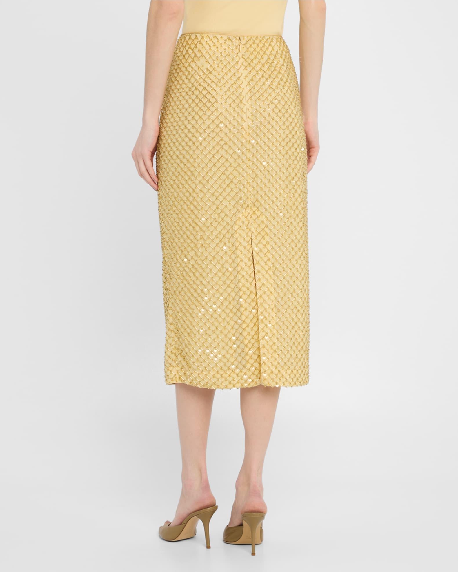 Allora Beaded Midi Skirt  Product Image