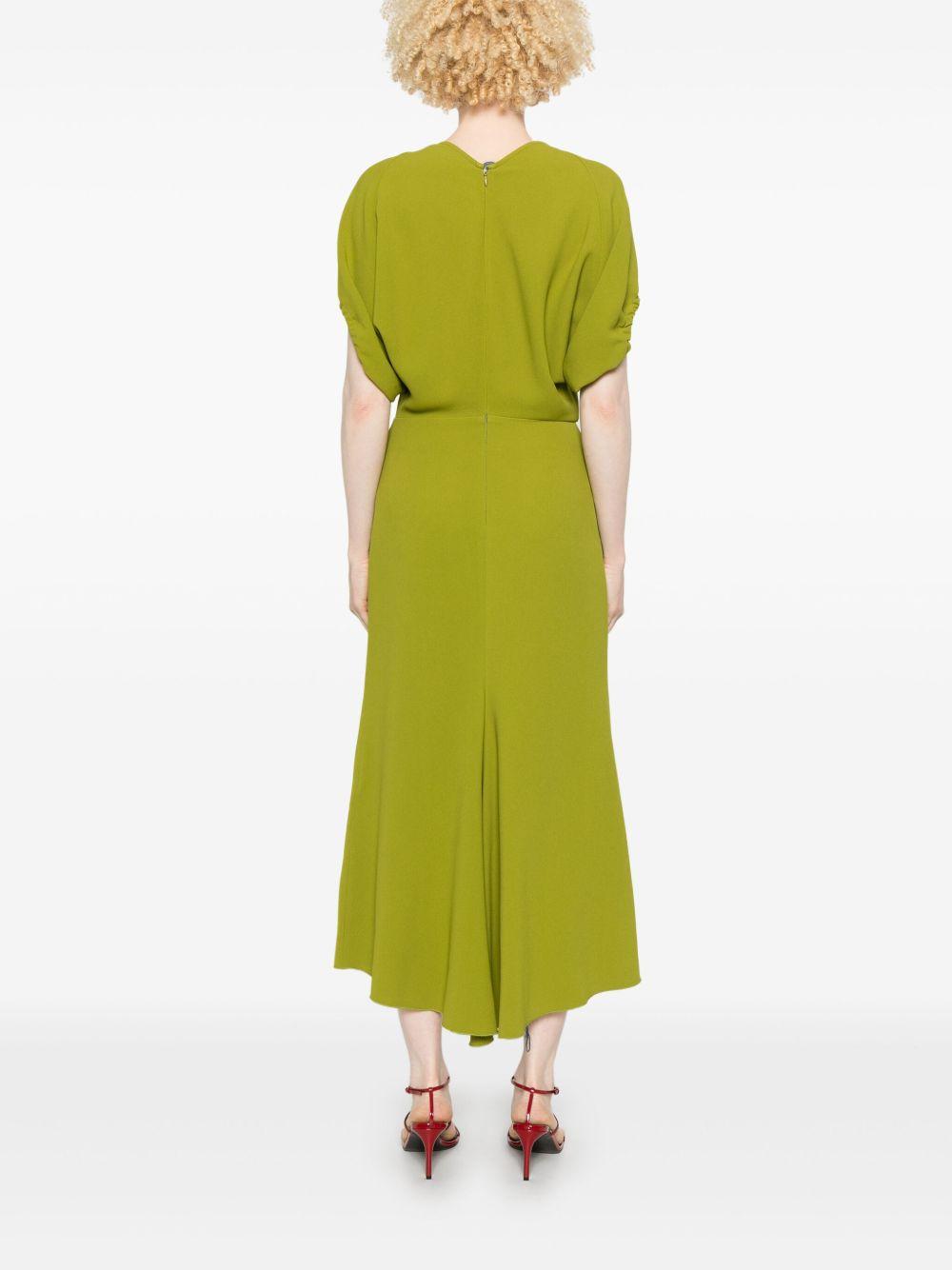 crepe midi dress Product Image
