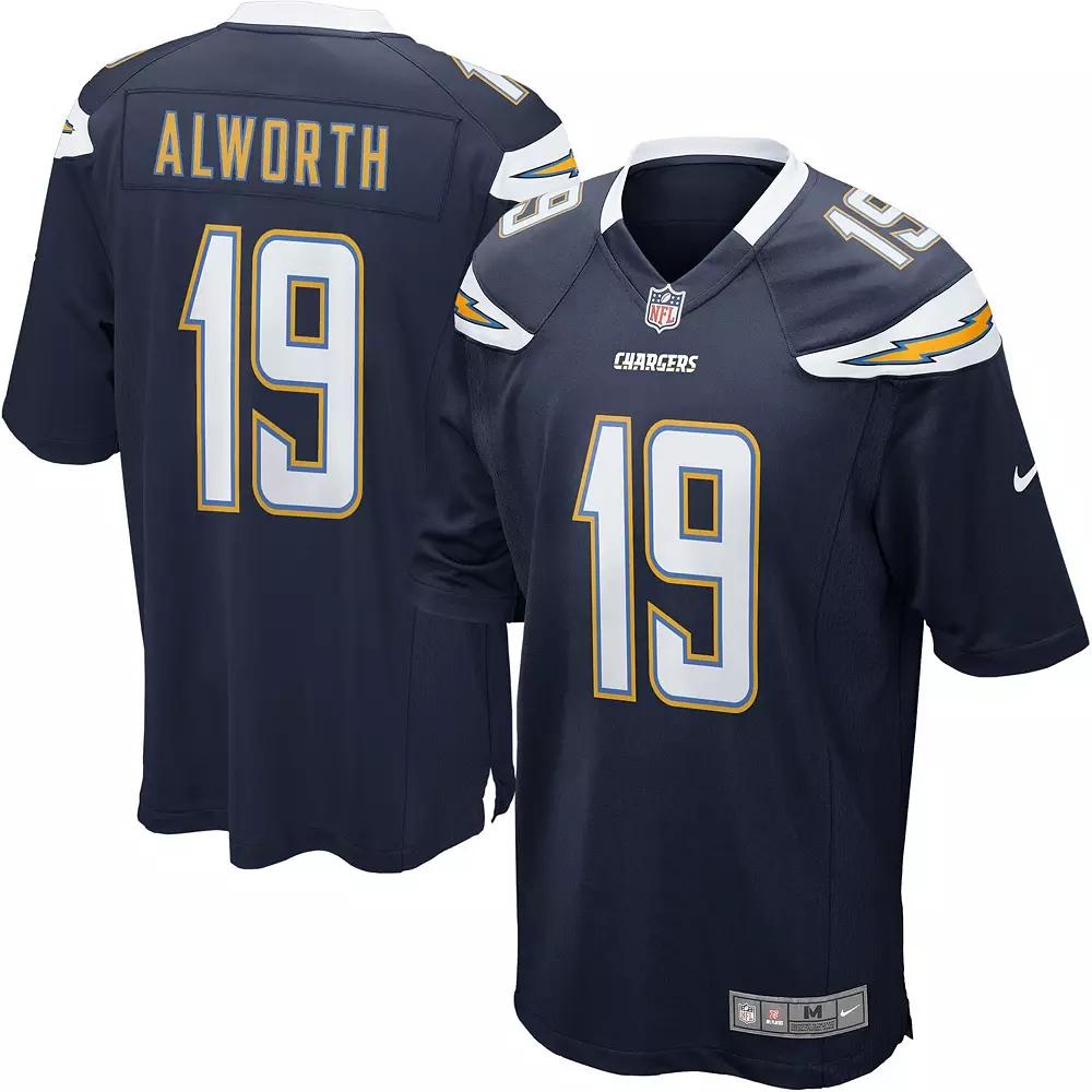 Mens San Diego Chargers Lance Alworth Nike Navy Retired Player Game Jersey, Men's, Size: Small, Nfl Blue Product Image
