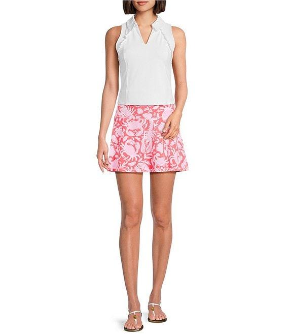 Lilly Pulitzer Aila Cane Coral Crab Print UPF 50+ Skort Product Image
