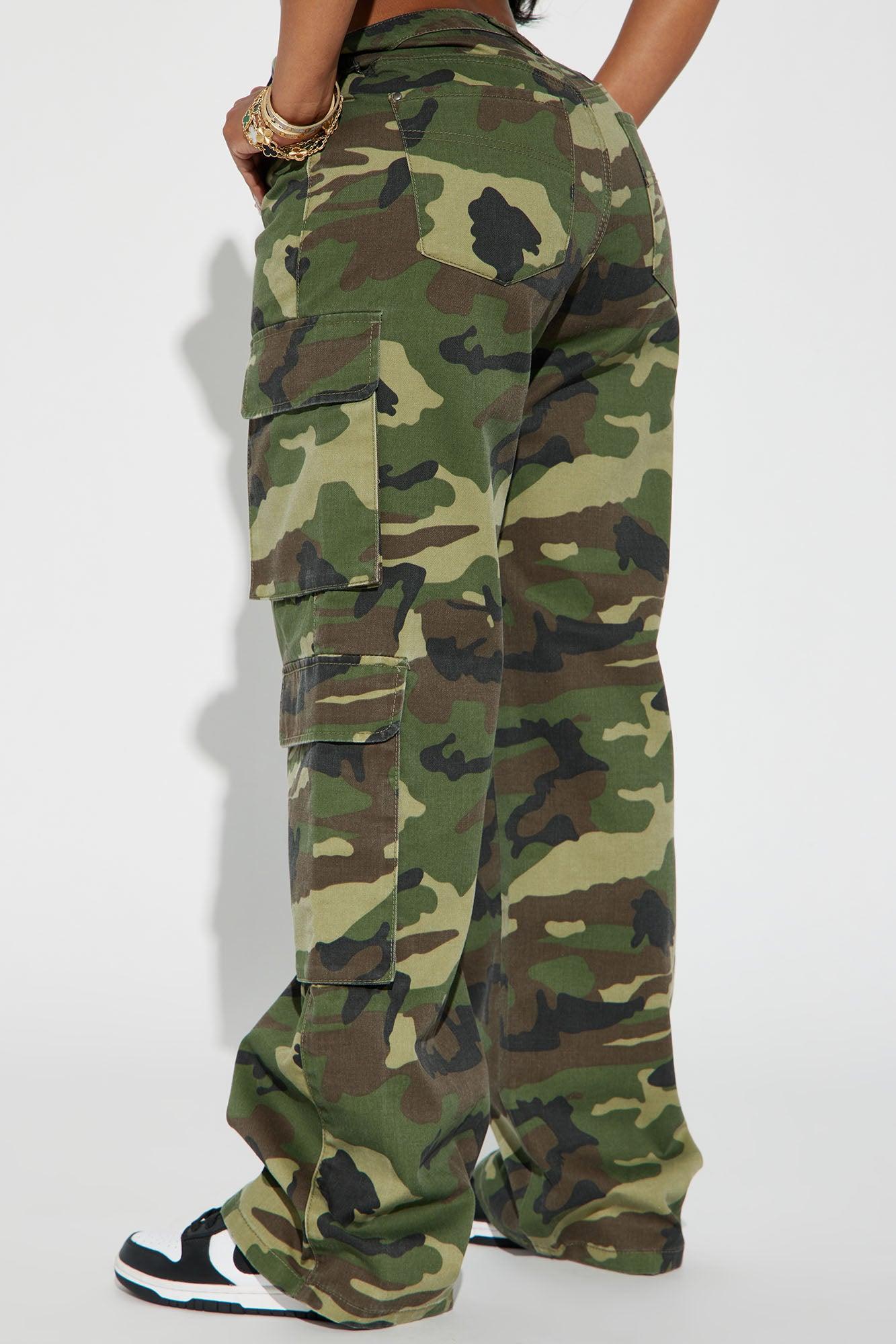 You Lost Me Camo Cargo Pant - Olive/combo Product Image