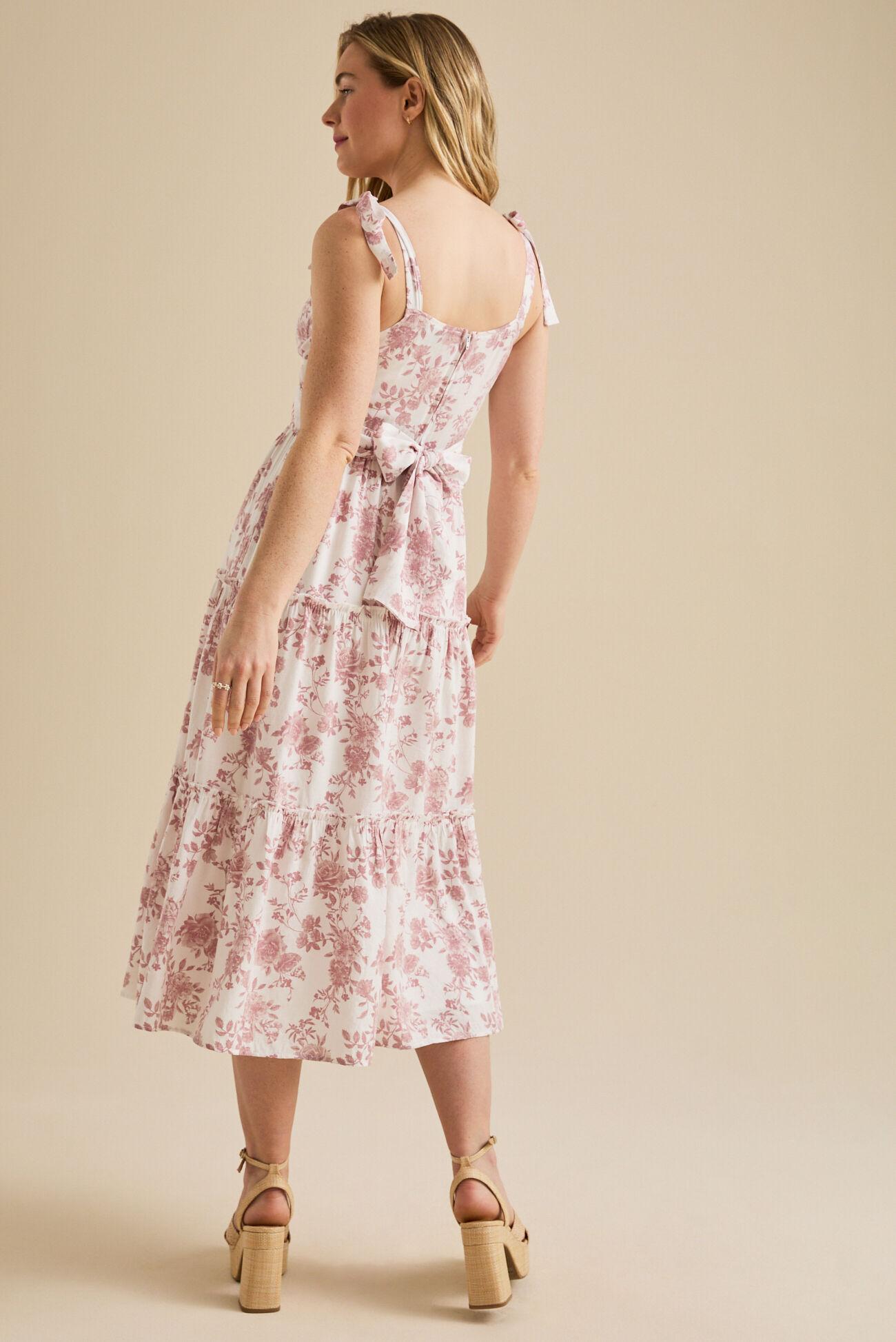 Faith Floral Midi Dress Product Image