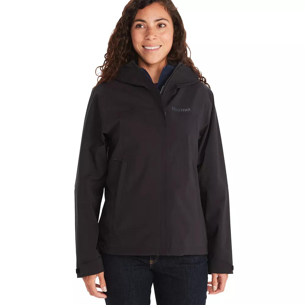 Women's Marmot PreCip Eco Pro Waterproof Jacket, Size: XL, Black Product Image