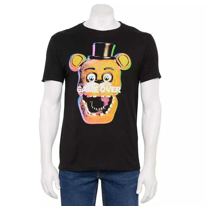 Men's Five Nights At Freddy's Game Over Crewneck Graphic Tee,  Product Image