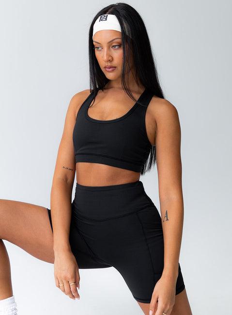 Energised Activewear Top Black Product Image