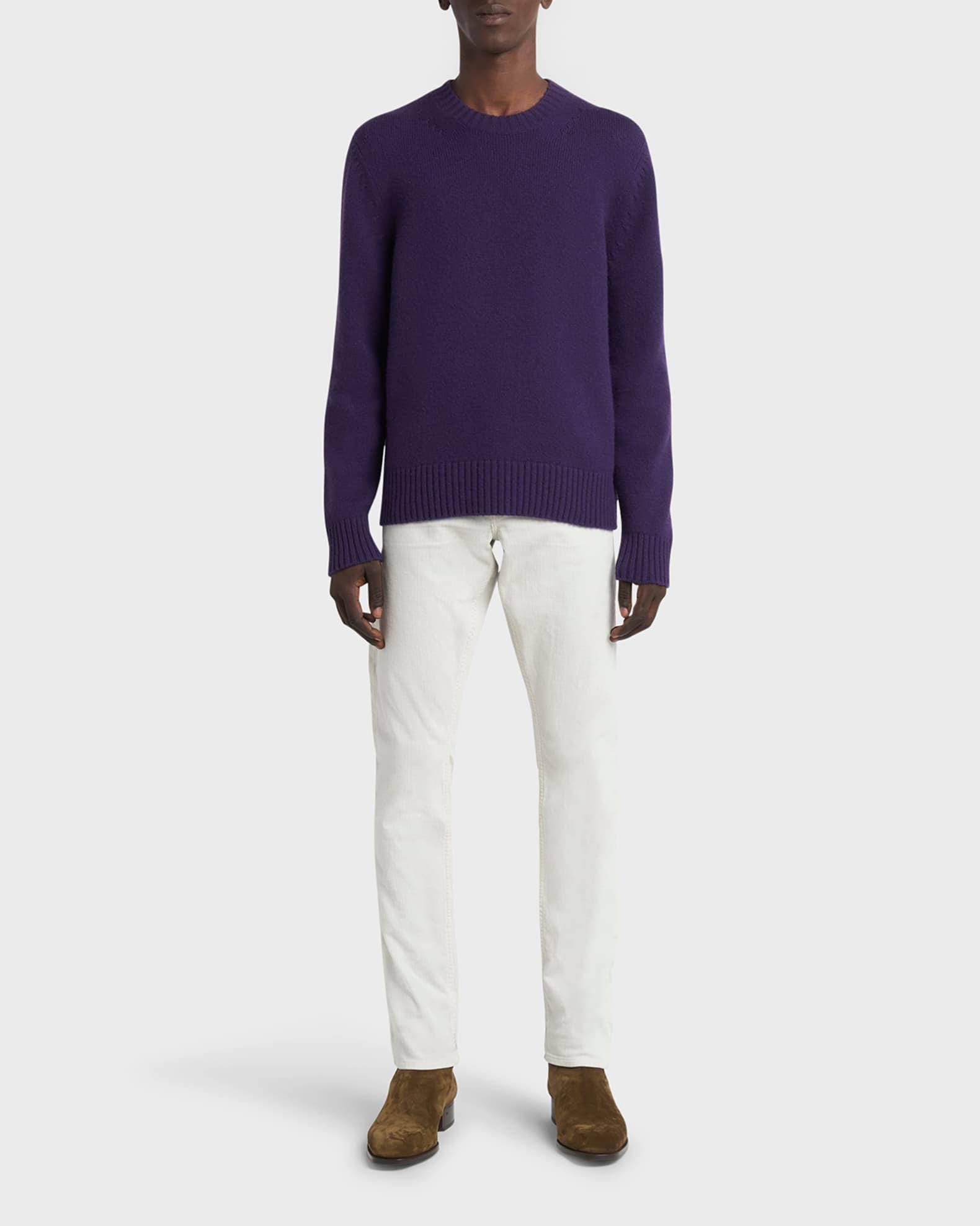 Men's 5 Gauge Cashmere Crewneck Sweater Product Image