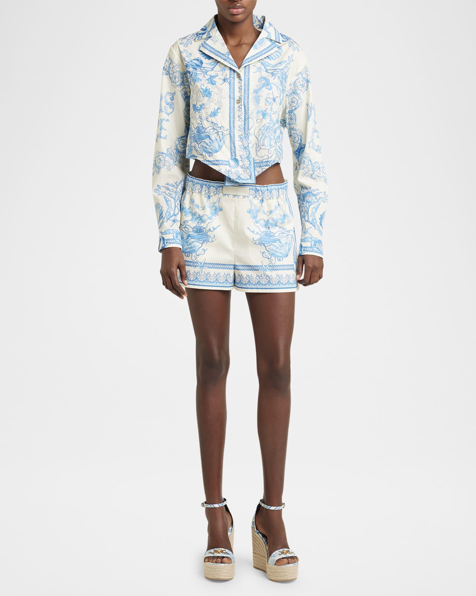 Medusa Calfskin Leather Espadrilles Product Image