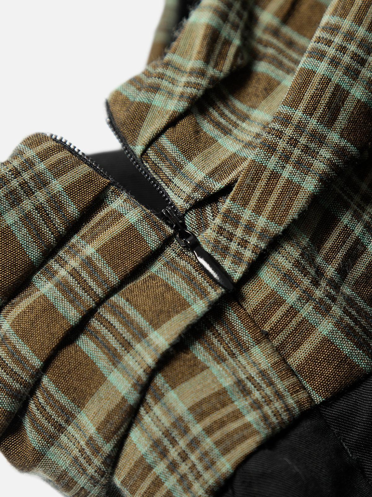 Aelfric Eden Plaid Waist Baggy Barrel Pants Product Image