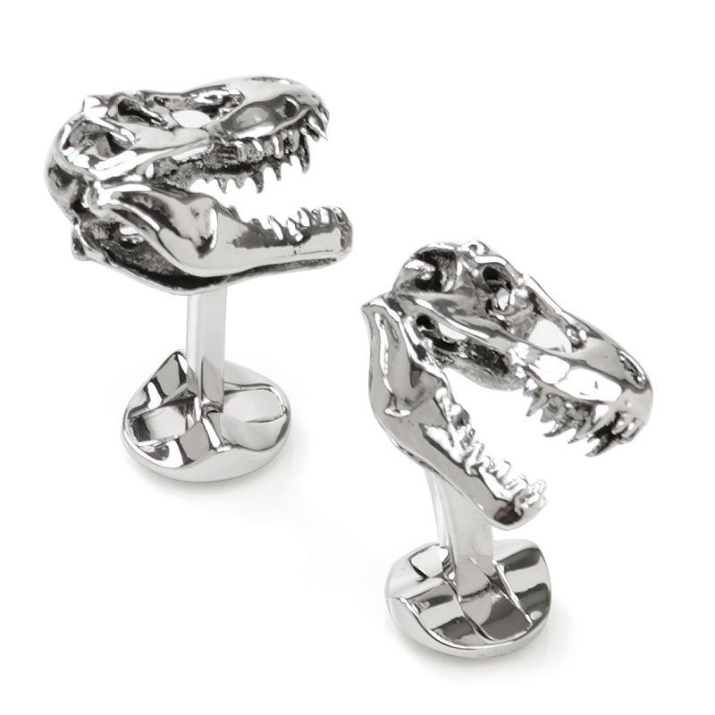 Men's T-Rex 3-D Cufflinks, Black Product Image