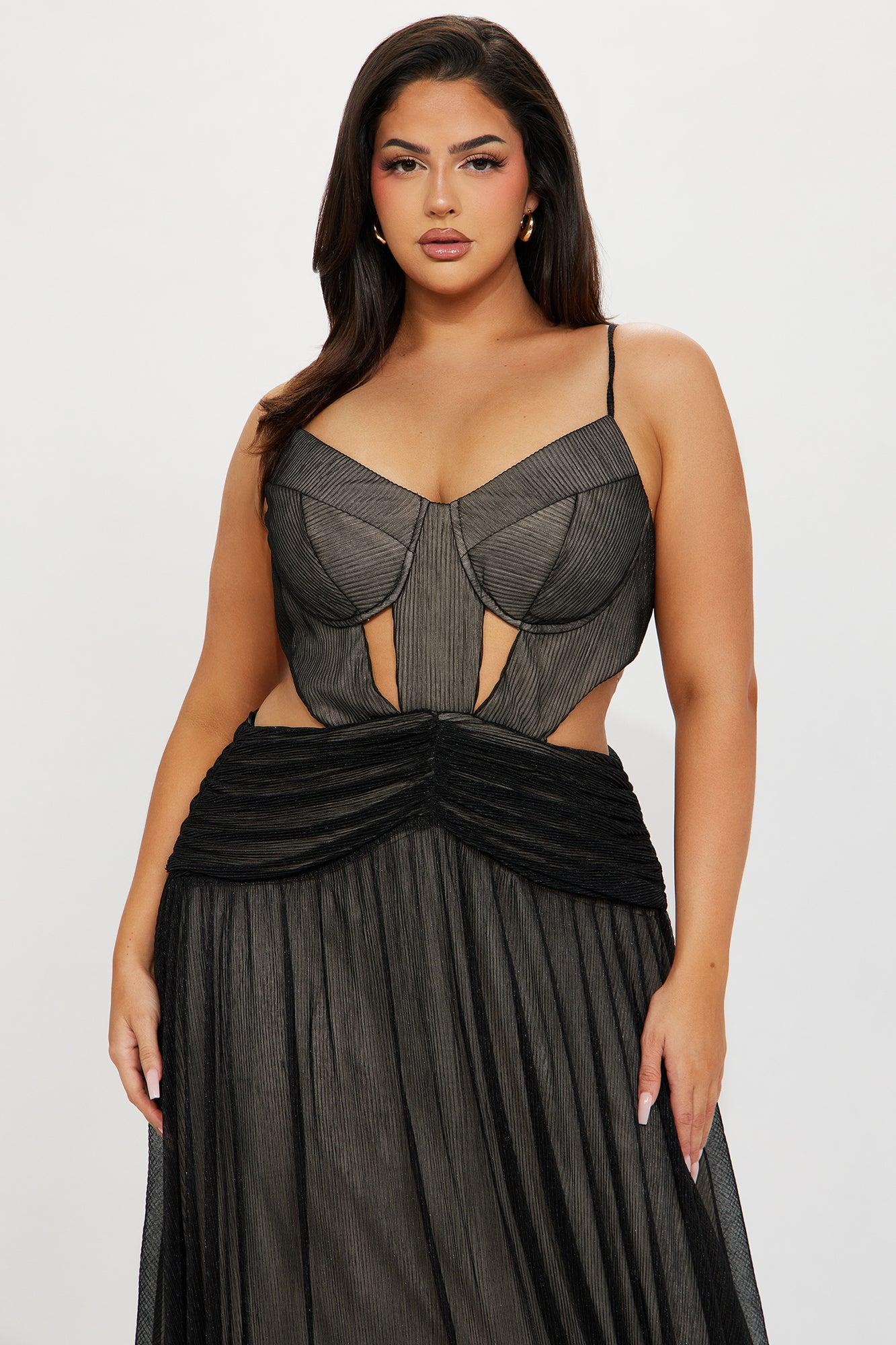 Maybe Next Time Maxi Dress - Black Product Image