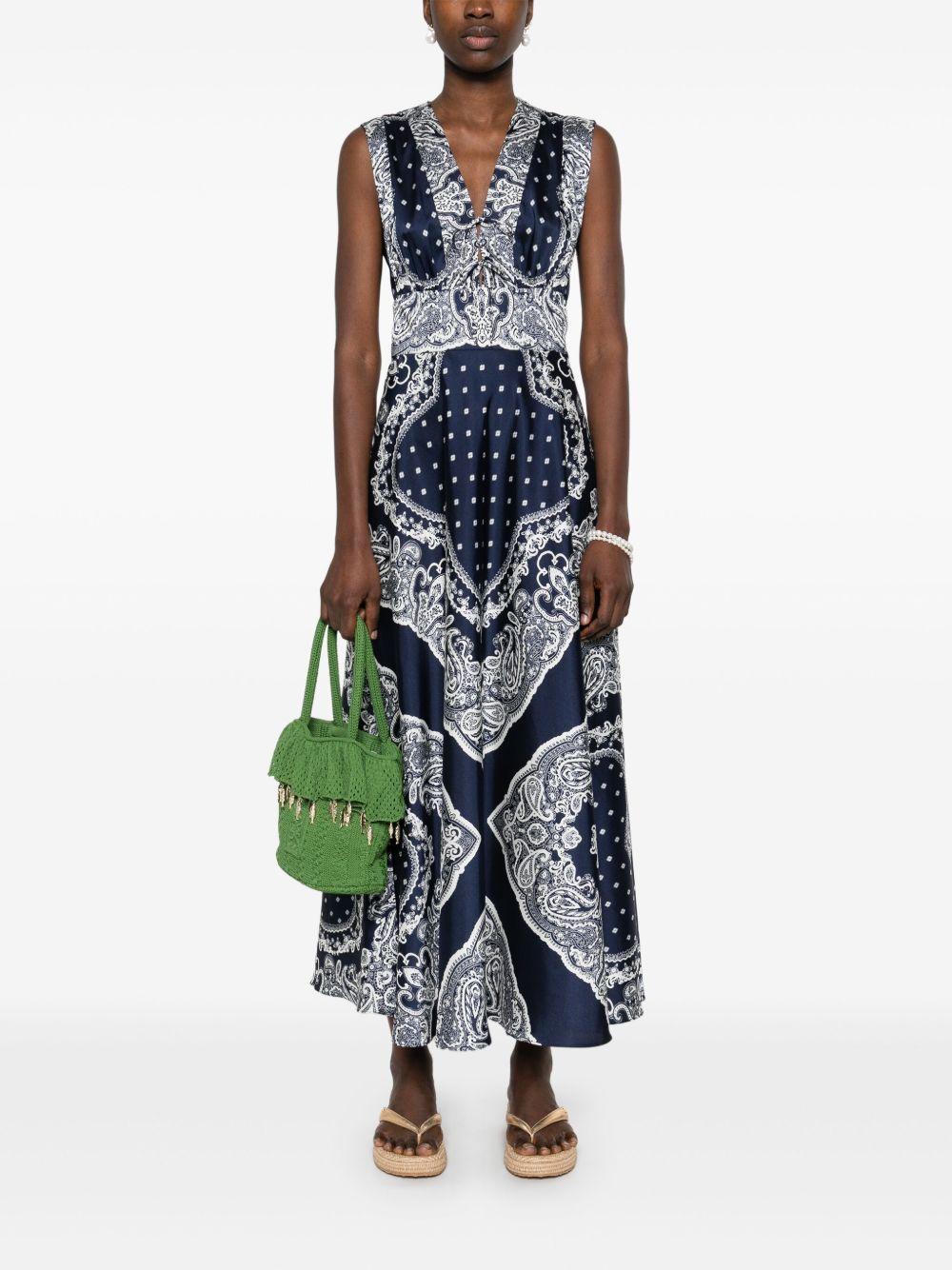 paisley-print maxi dress Product Image