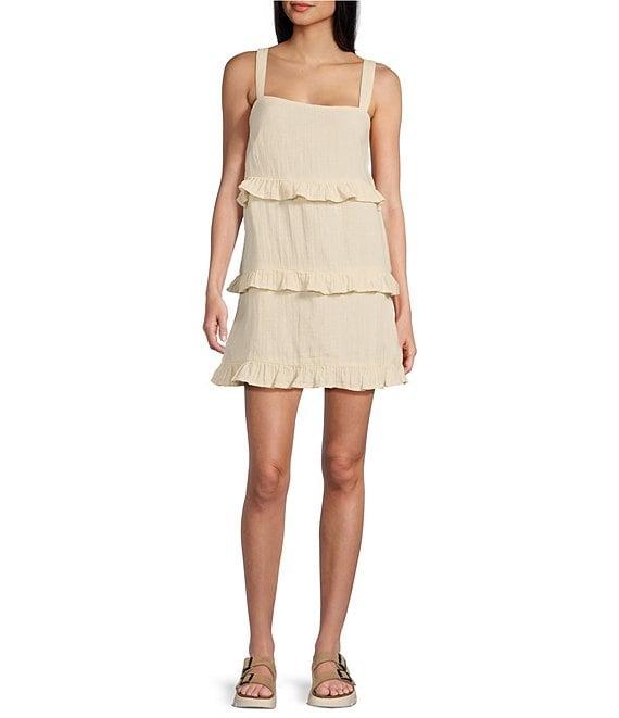 Roxy Soft Sands Tiered Mini Dress Product Image