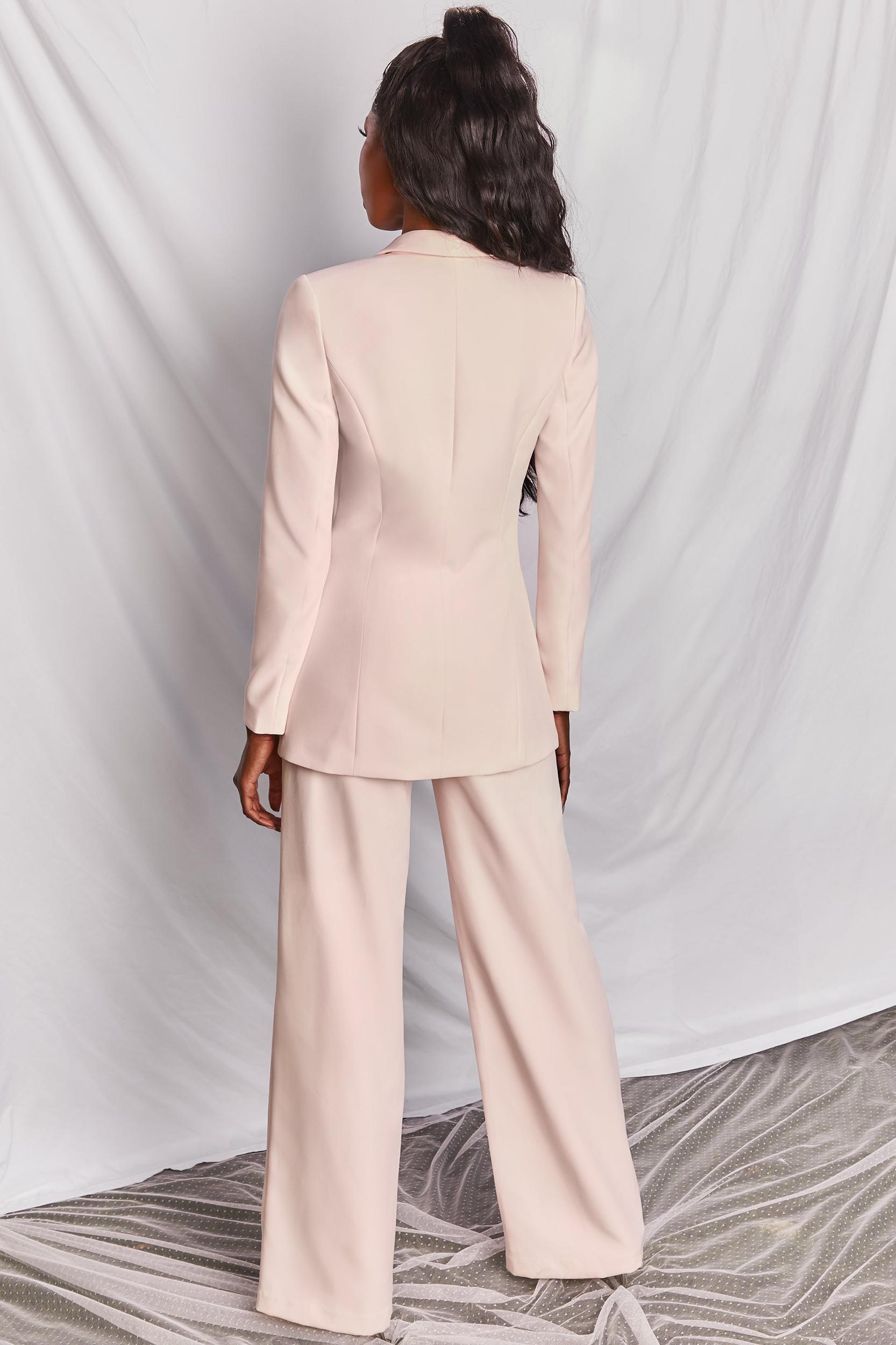 Wide Leg Trousers in Pink Product Image