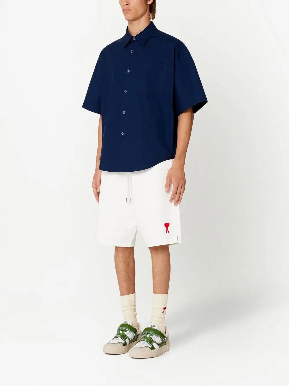 chest pocket short-sleeve shirt Product Image