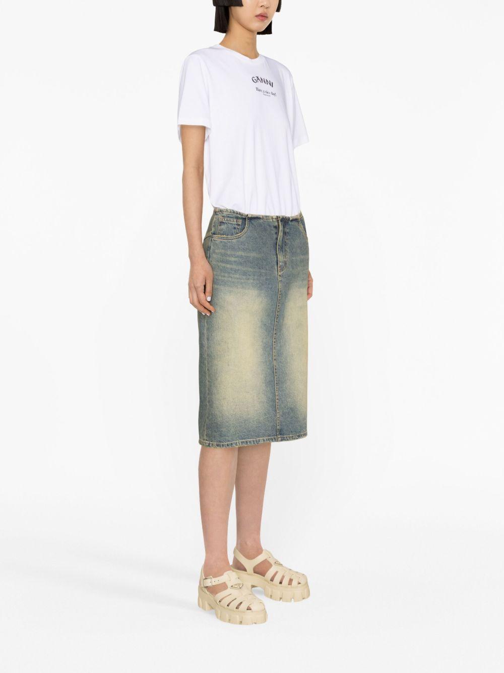 logo-print organic cotton T-shirt Product Image