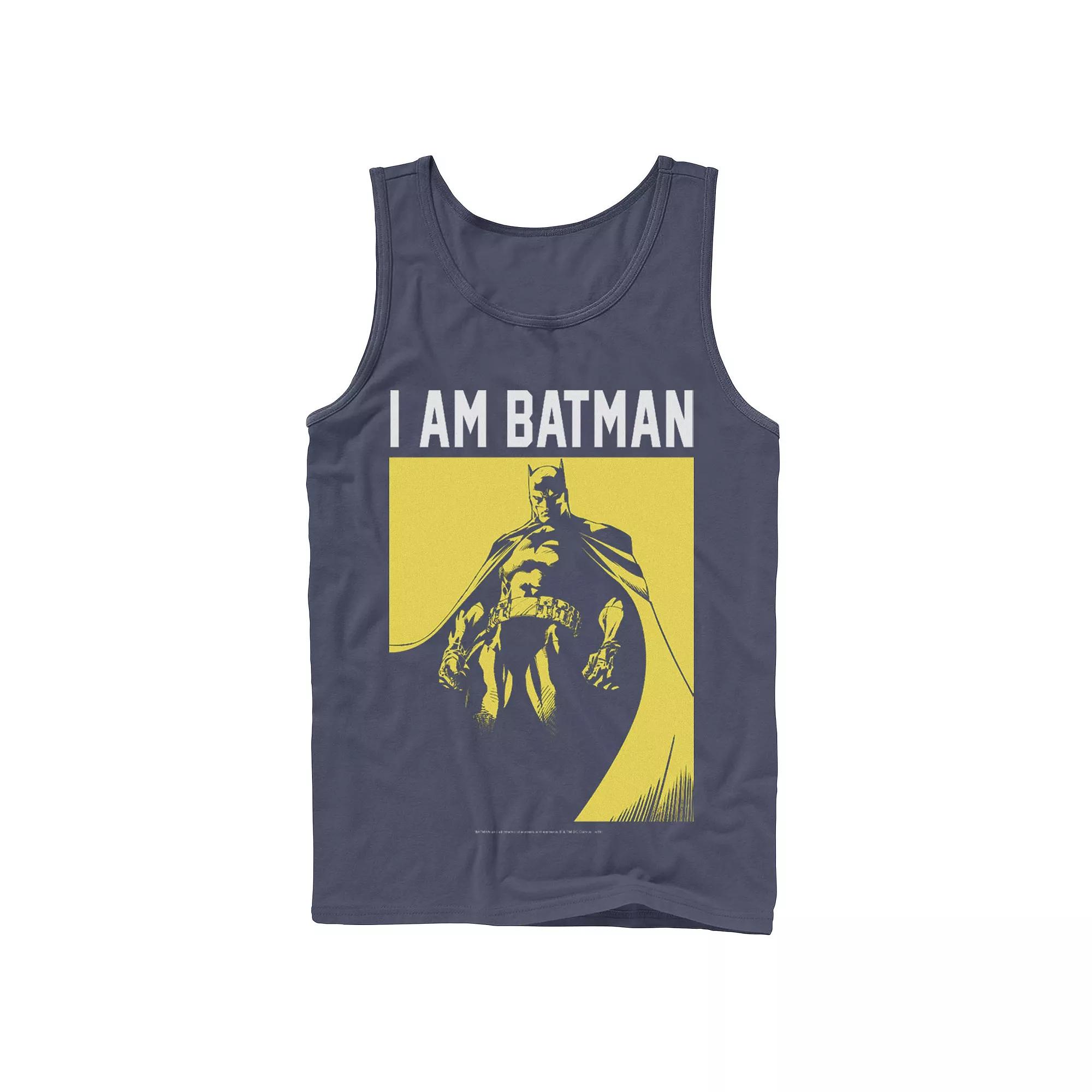 Men's I Am Batman Portrait Tank Top,  Product Image