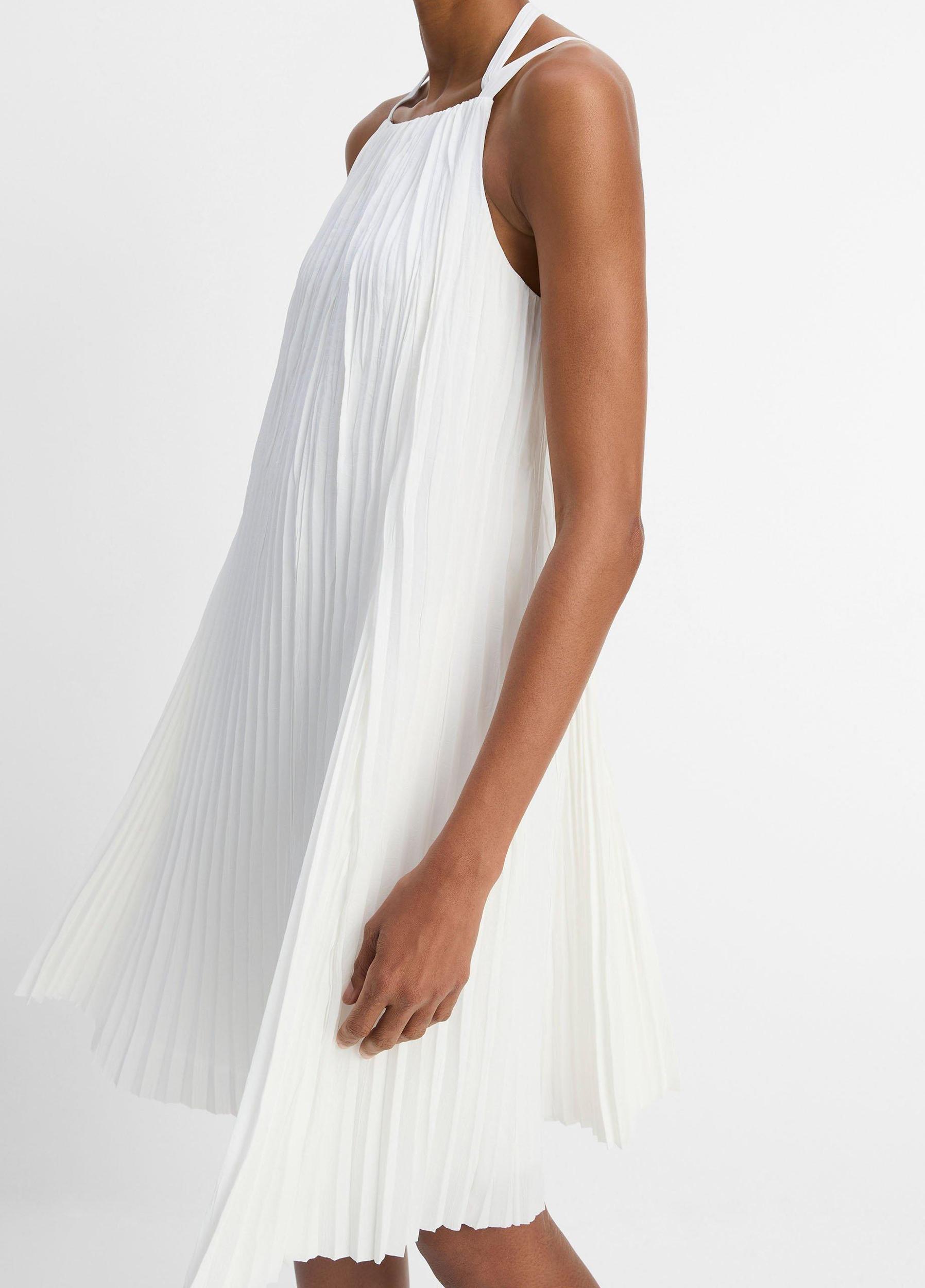 Pintuck Pleated A-Line Dress Product Image