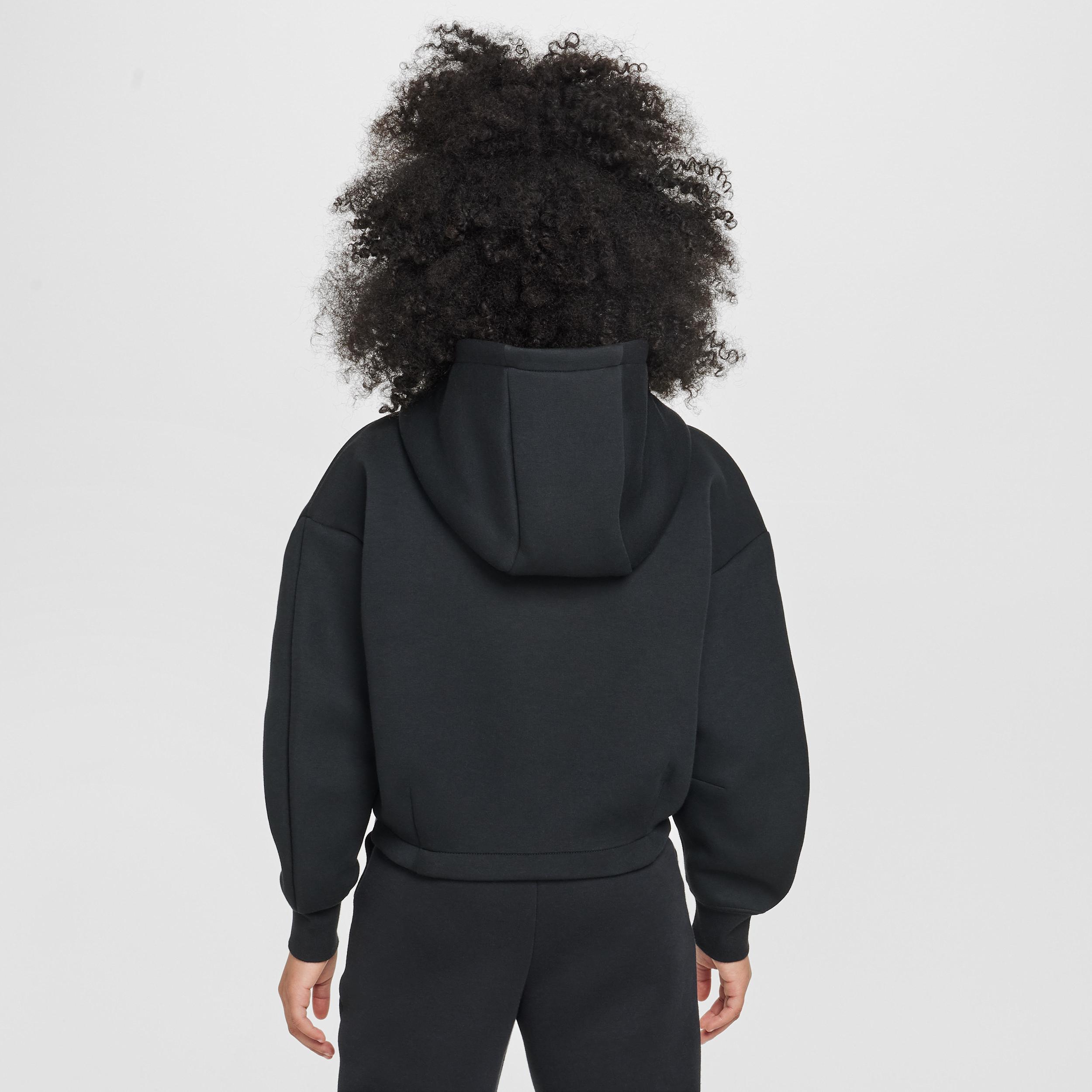 Unisex Nike Sportswear Tech Fleece Girls Oversized Hoodie | HF8188-010 Product Image