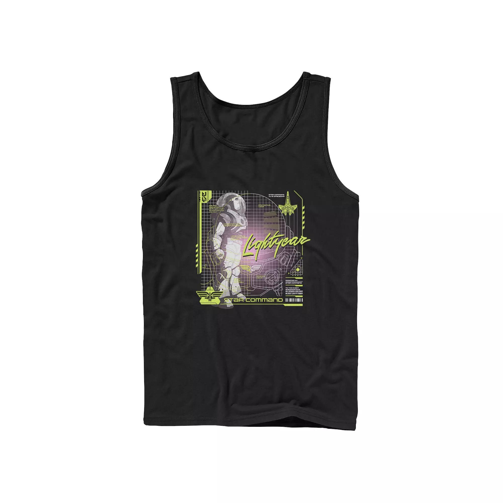 Disney / Pixar's Lightyear Men's Star Command Space Ranger Tank Top,  Product Image