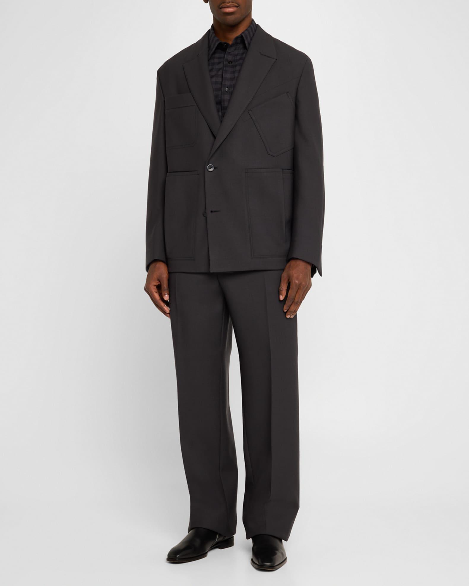 Men's Gardener Wool Single-Breasted Jacket Product Image