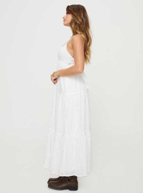 Koko Maxi Dress White Product Image
