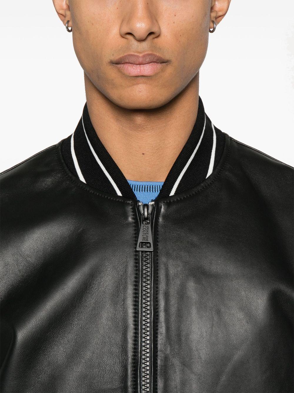 logo-jacquard jacket Product Image