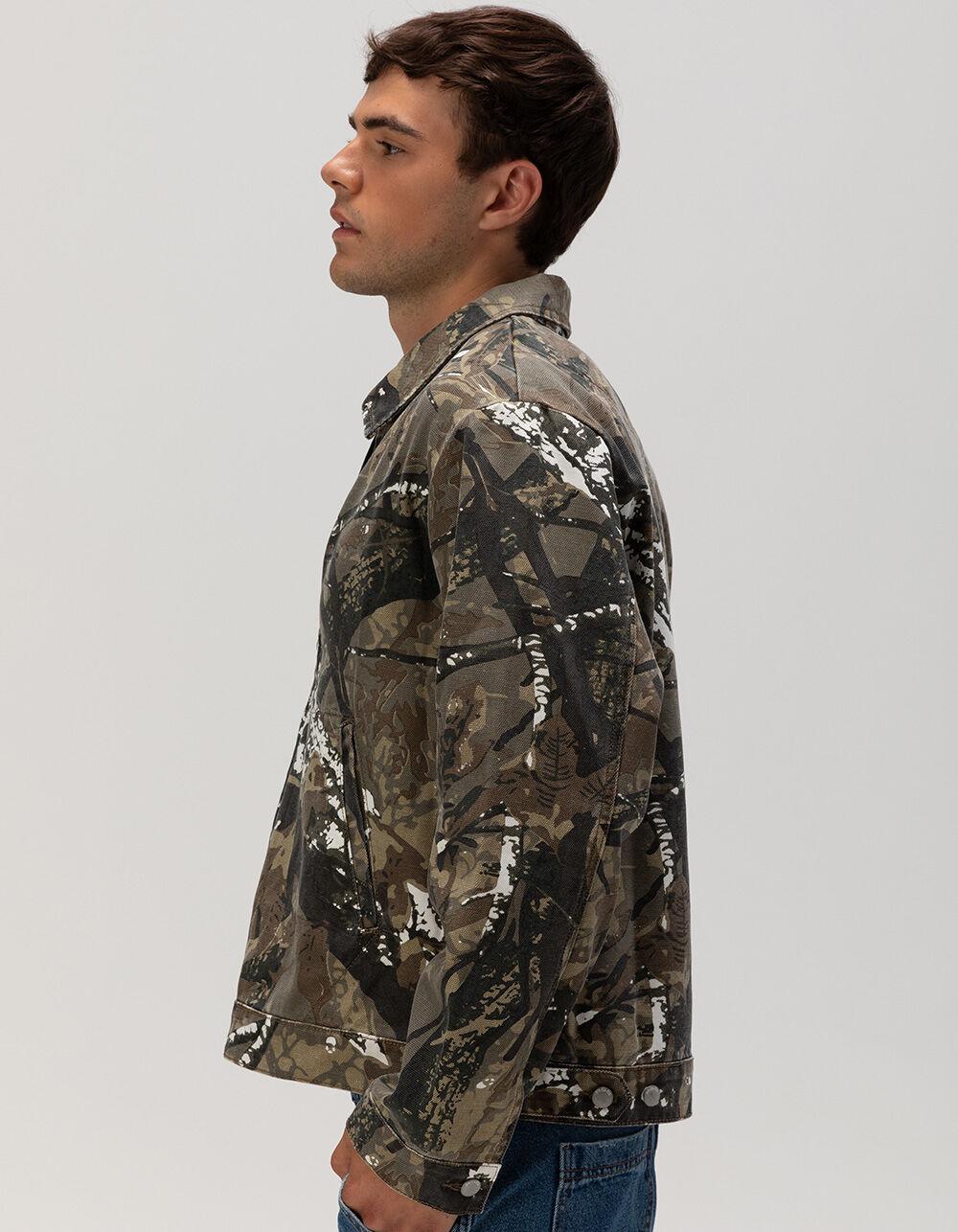 RSQ Mens Camo Canvas Workwear Jacket - CAMO Product Image